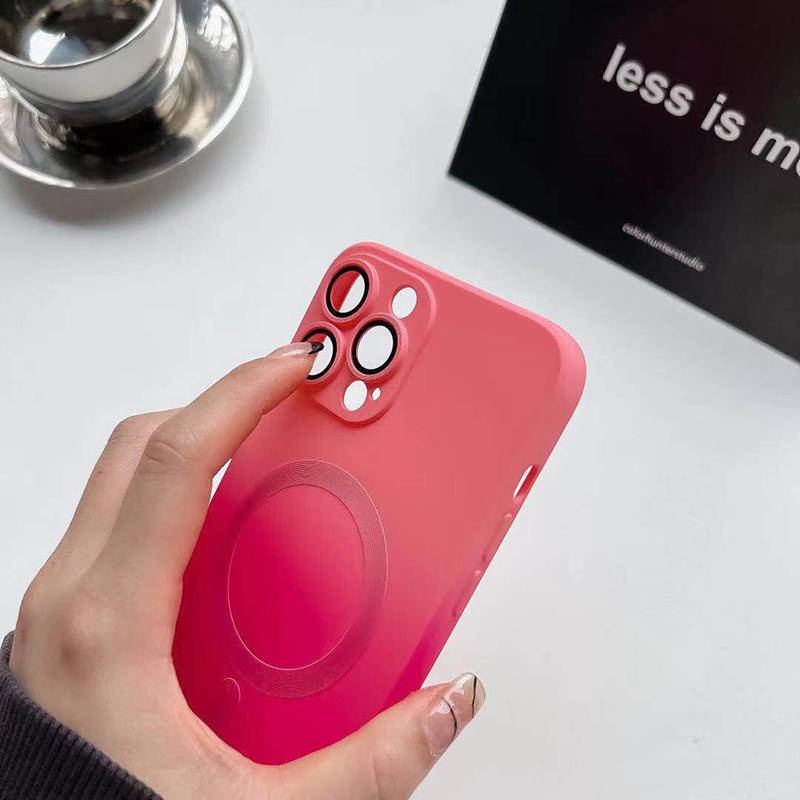 IPHONE Deluxe Edition Fashion Shockproof Case Untuk iPhone13 12 11 Pro MAX Gradient Silicone Case Anti Bentur Case Untuk iPhone13 iPhone12 iPhone11