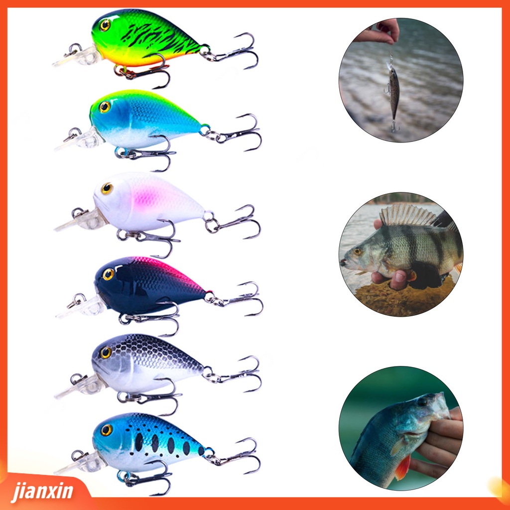 (In Stock) 5cm 5.5g Andal Umpan Pancing Bentuk Realistis Tahan Korosi Aksesoris Tahan Lama Umpan Palsu Perlengkapan Memancing