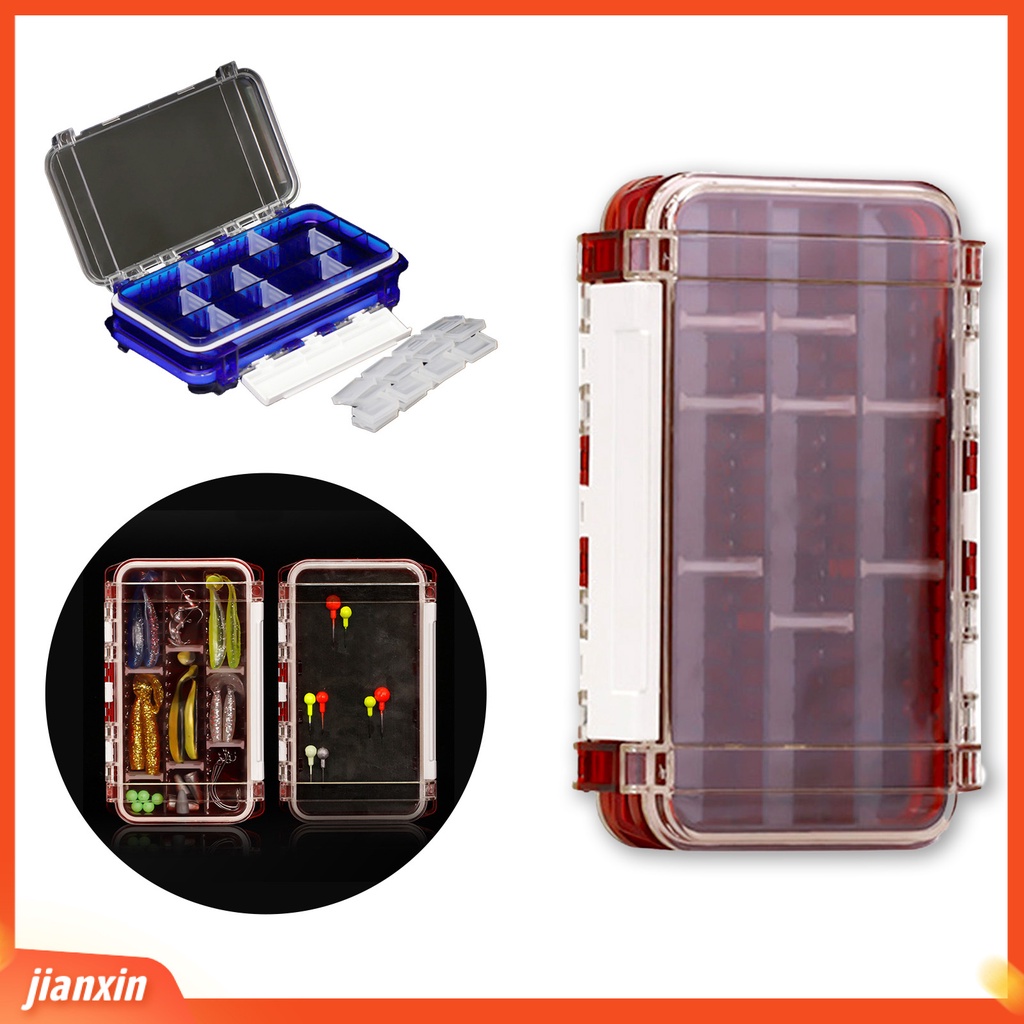 (In Stock) Kotak Umpan Pancing Dua Sisi Head Bait Hook Storage Organizer Untuk Ikan Gurame