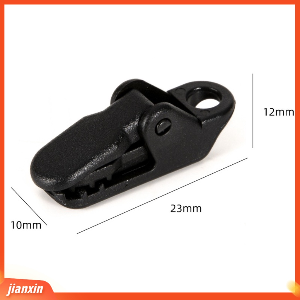 (In Stock) 10Pcs Gesper Tenda Camping Outdoor Terpal Klip Memancing Aksesoris