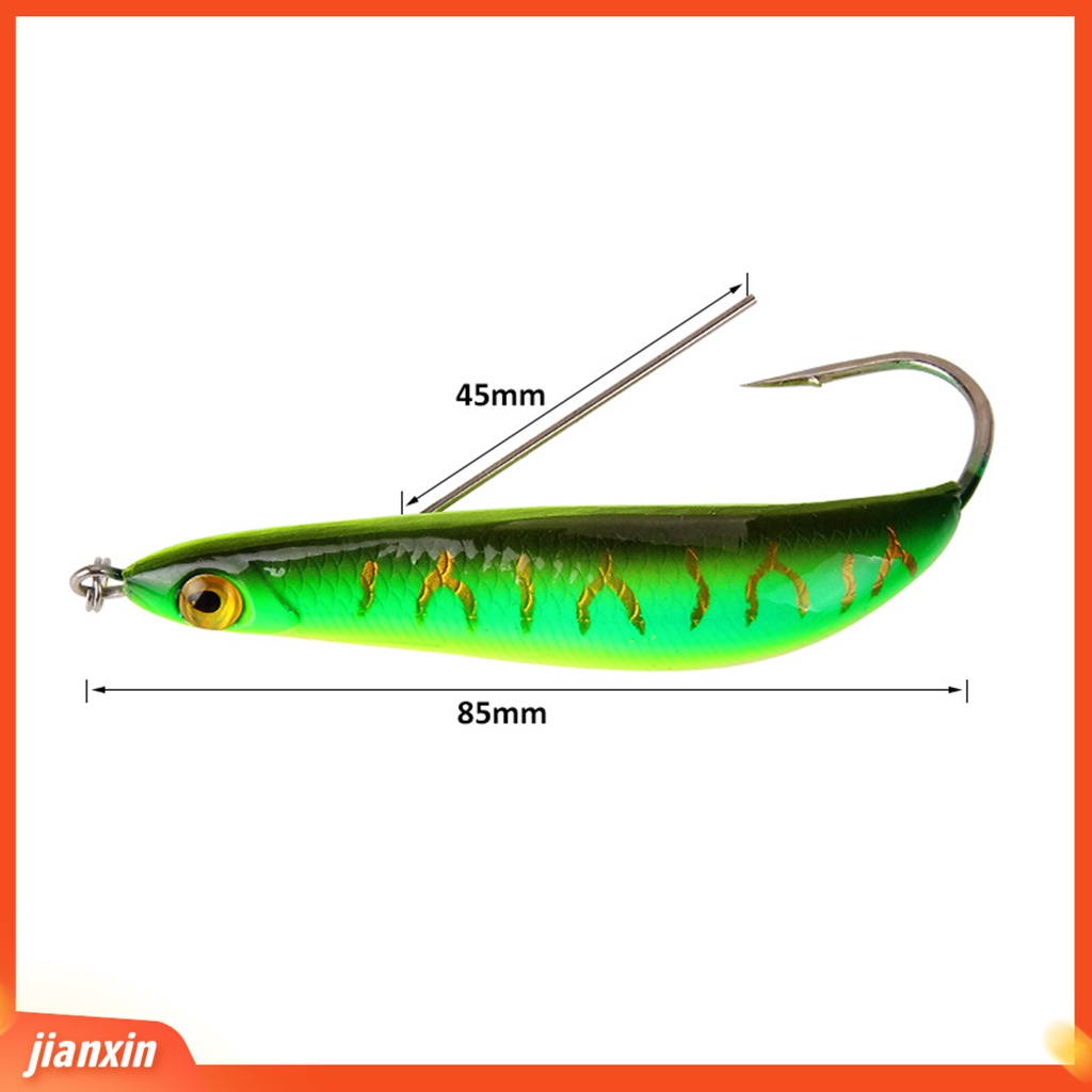 (In Stock) 8.5cm 19.9g Umpan Pancing Simulasi Manusia Hidup Logam Pra-Rigged Tenggelam Lure Untuk Air Asin Air Tawar