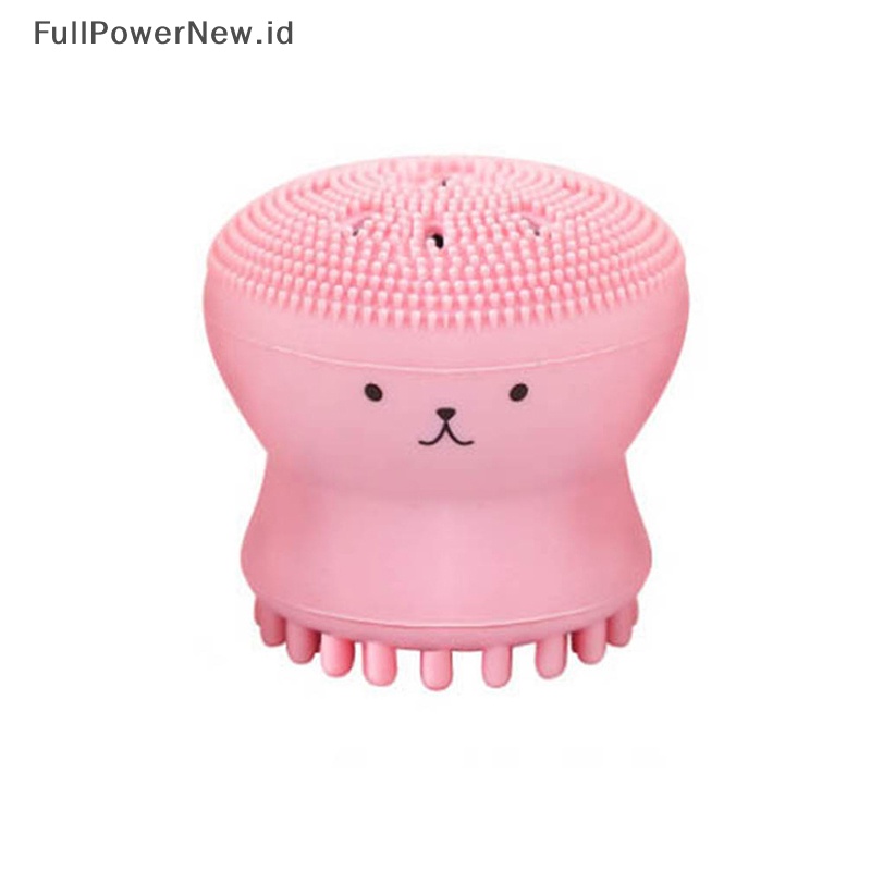 Power 1PC Silicone Facial Cleansing Brushes Remover Minyak Kulit Jerawat Pori Sikat Pembersih ID