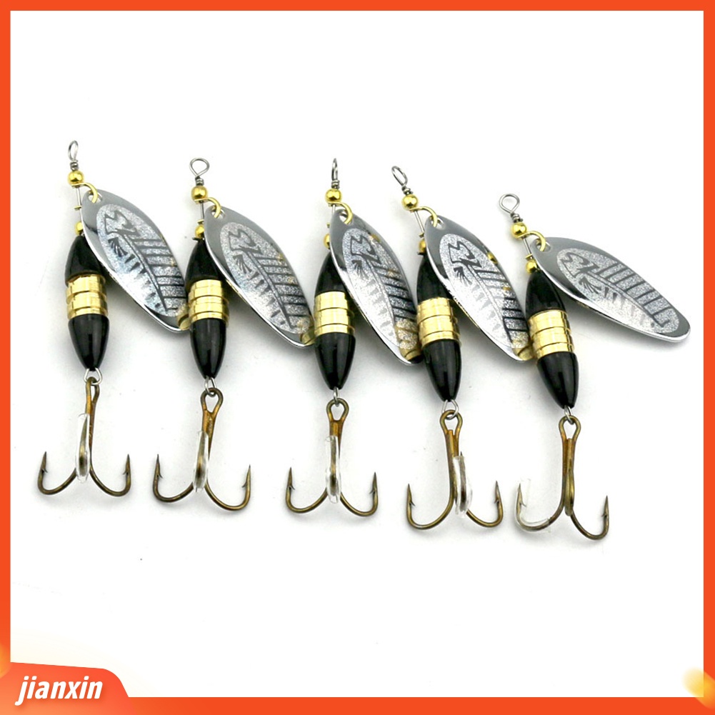 (In Stock) 8.5cm Hard Spoon Lure Metal Jigging Spinner Umpan Carp Fishing Hook Tackle