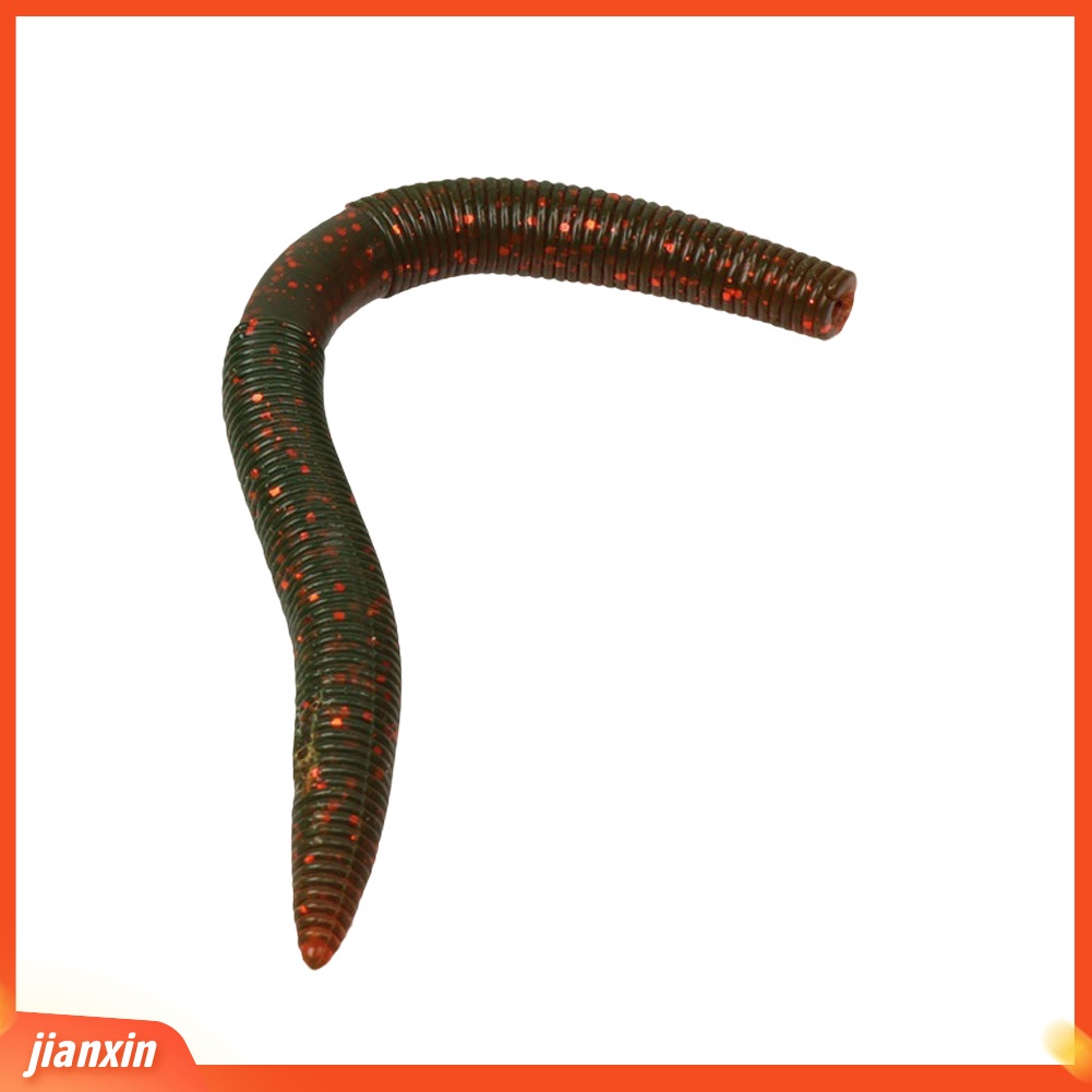 (In Stock) 5 Pcs Simulasi Bionik Cacing Tanah Paillette Cacing Lembut Memancing Umpan Renang