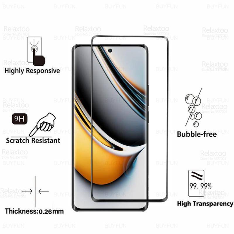 2pcs Kaca 9D Untuk Realme X9 X7 Pro 11 10 Plus Film Pelindung Layar Tempered Glass Untuk Realme GT Explorer Master