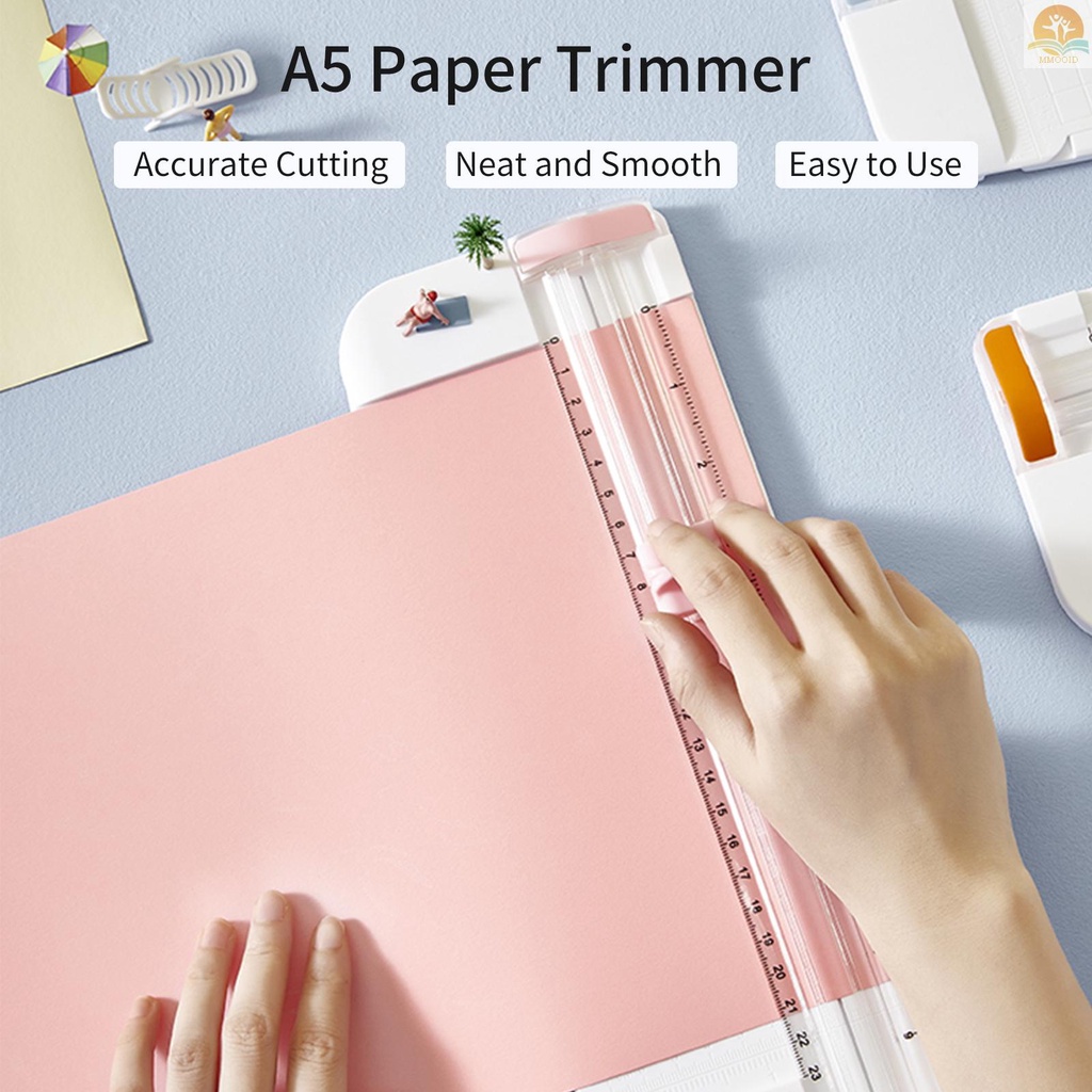 In Stock JIELISI Mini A5 Paper Trimmer Cutter Desktop Mesin Pemotong Kertas Dengan Security Cutter Head Tambahan Penggaris Sisi Untuk Kerajinan Kertas Foto Kartu Scrapbooking Kantor Rumah Sup