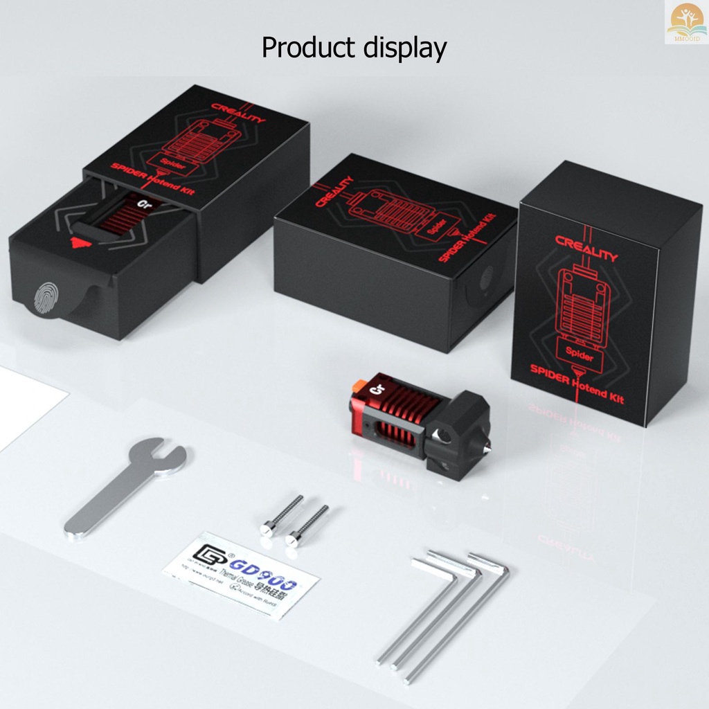 In Stock CREALITY Spider High-temperature Hotend Fast Heating Dissipation Untuk Printer 3D Ender-3 Pro/Ender-3/Ender-3 V2/Ender-5/Ender-2/CR-10 S5/CR-10 /CR-20 Pro Support PLA ABS PE