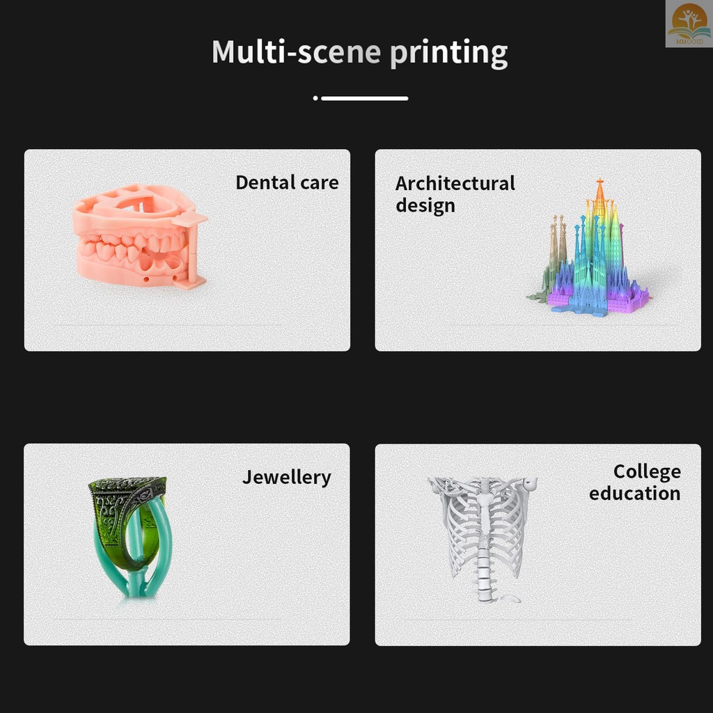 In Stock Creality HALOT-ONE Resin 3D Printer 127x80x160mm Ukuran Printing Dengan Sumber Cahaya Integral/ Kernel Kuat/ Easy Slicing/OTA Upgrade Online/ Pendingin &amp; Penyaringan Yang Hemat/5.9