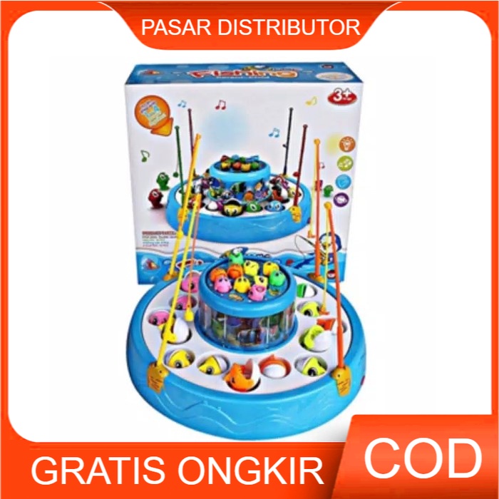 Mainan Anak Fishing Game 26 Fish 8002 - Mainan Anak Pancingan Ikan - Edukasi - Mainan Anak