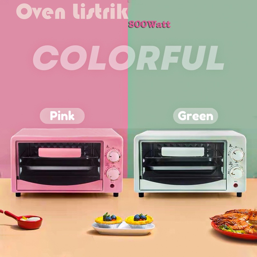 Oven listrik low watt 12L pemanggang portable oven microwave penghangat makanan