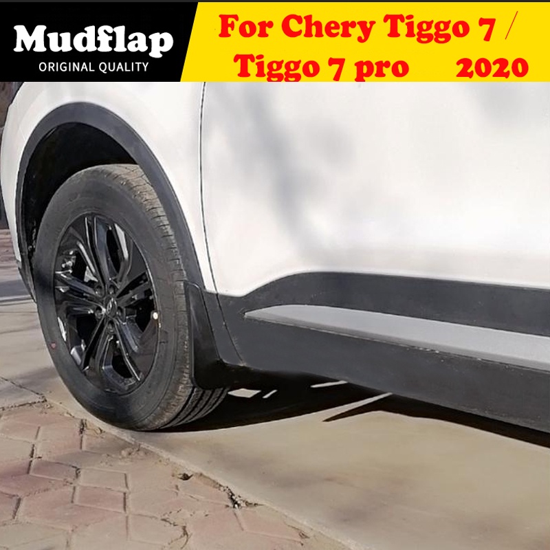 Mud Flaps Untuk Chery Tiggo 7pro Max 2023 2022 2021 4PCS Spakbor Depan Belakang Mudguards Kualitas Tinggi Guard Splash Aksesoris Mobil