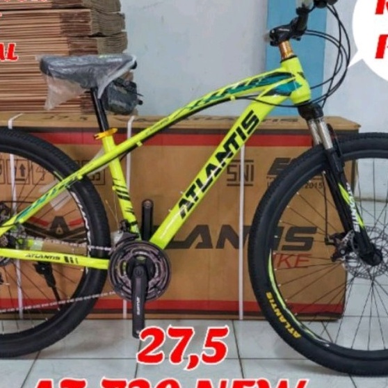 Sepeda Gunung MTB Atlantis 27.5 inc Dewasa dan Remaja 3x7 speed rem cakram discbrake