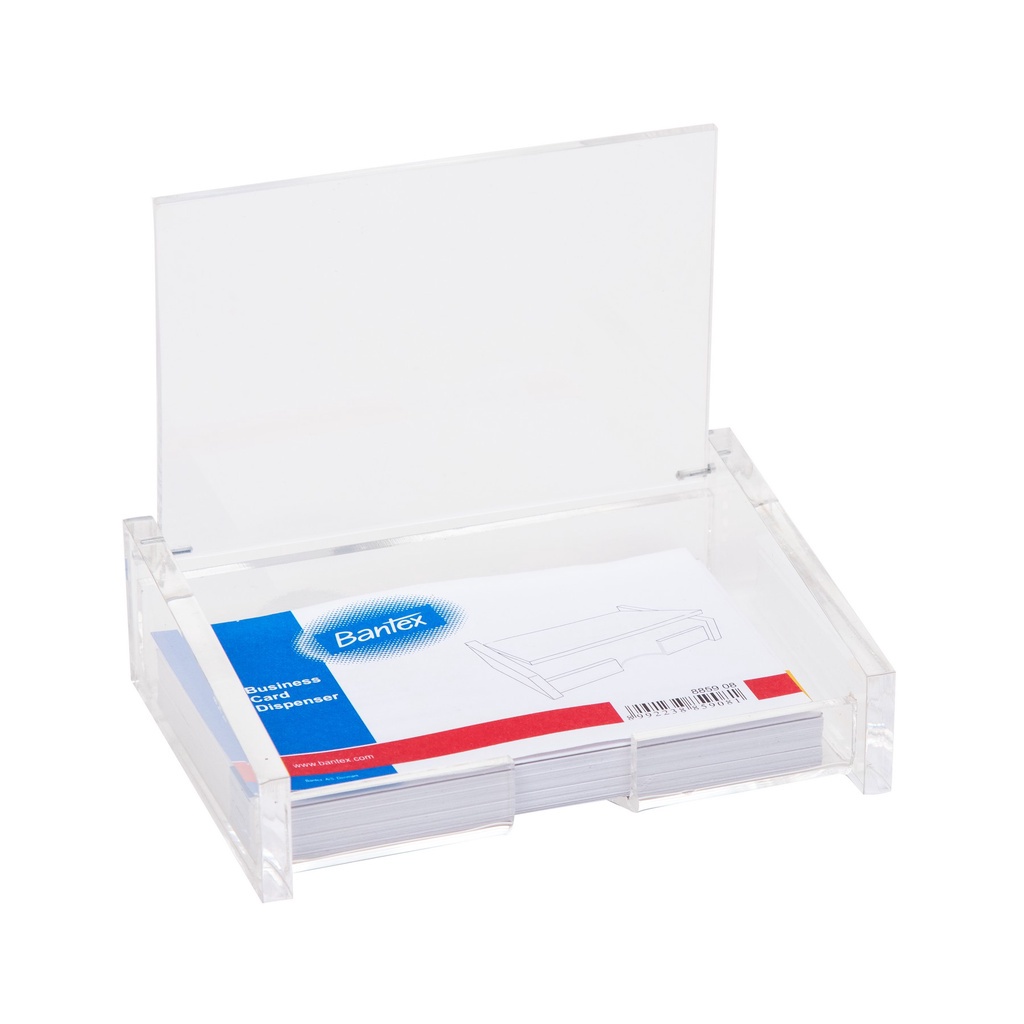 

[Artomas] Bantex Business Card Dispenser Transparant 8859 08