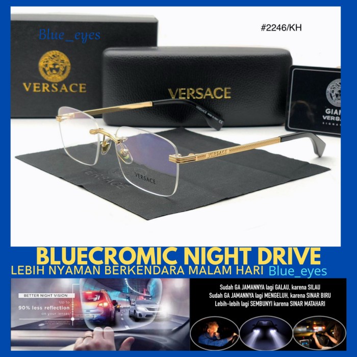 KACAMATA PREMIUM PRIA WANITA BLUECROMIC MINUS 3 IN 1 TERBARU - BLUECROMIC