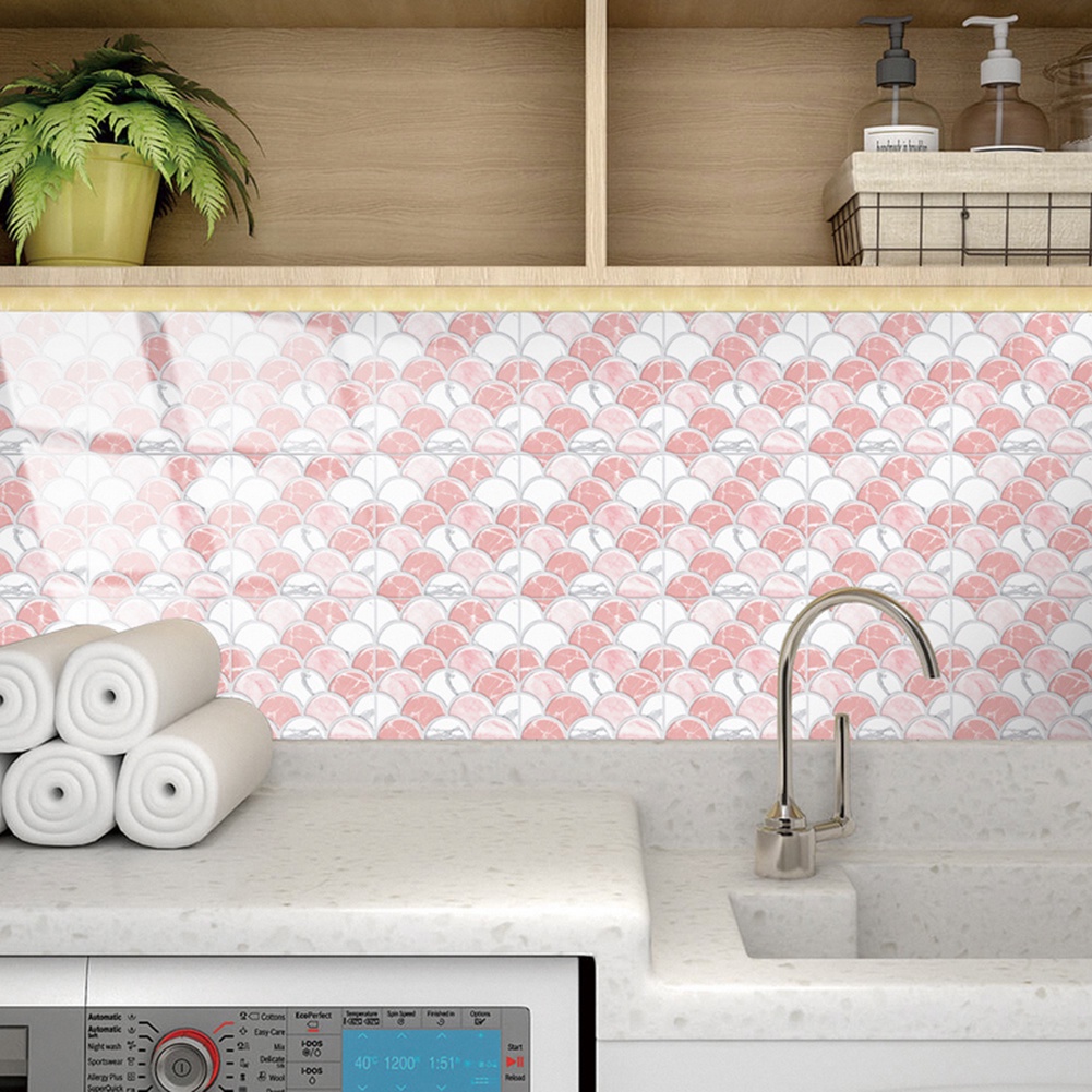 Wall Sticker Stiker Tegel Stiker 3D Stiker Dinding Stiker Dekorasi Rumah Dinding TV