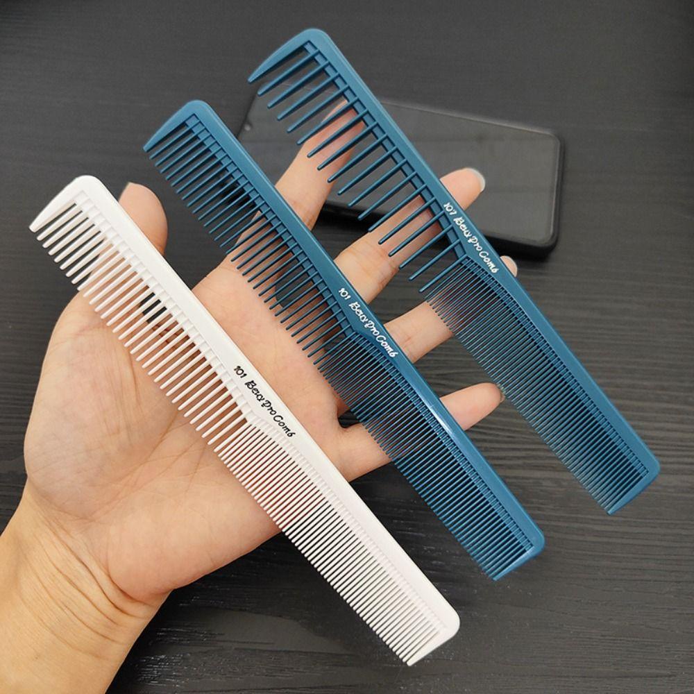 MXBEAUTY Pro Sisir Penata Rambut, Sikat Rambut Lurus Plastik, Sisir Pemotong Rambut Tahan Lama Anti-slip Anti-Statis DIY Untuk Barber