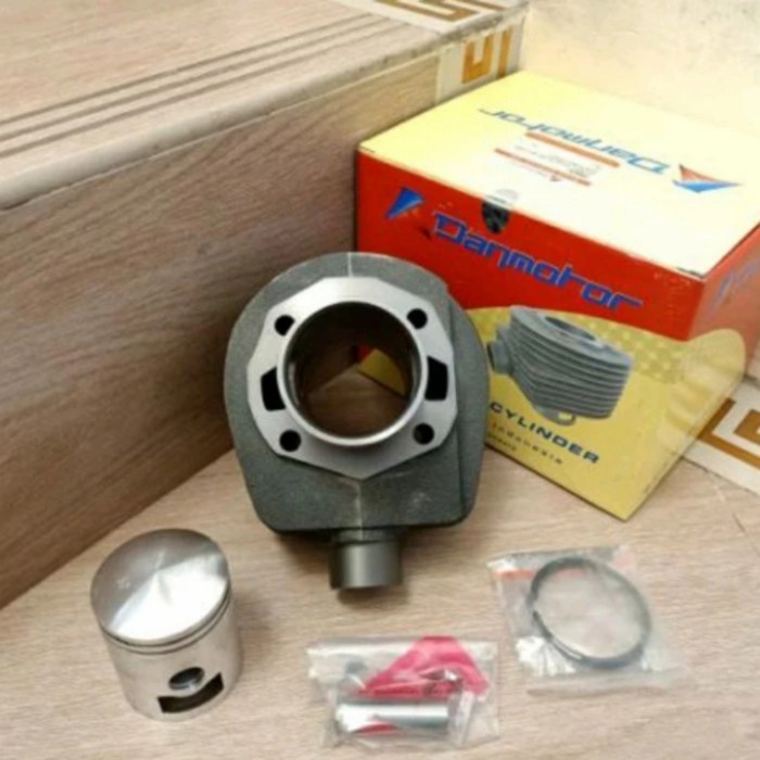 Blok Seher Komplit Vespa Super Sprint Cylinder Block Danmotor Original