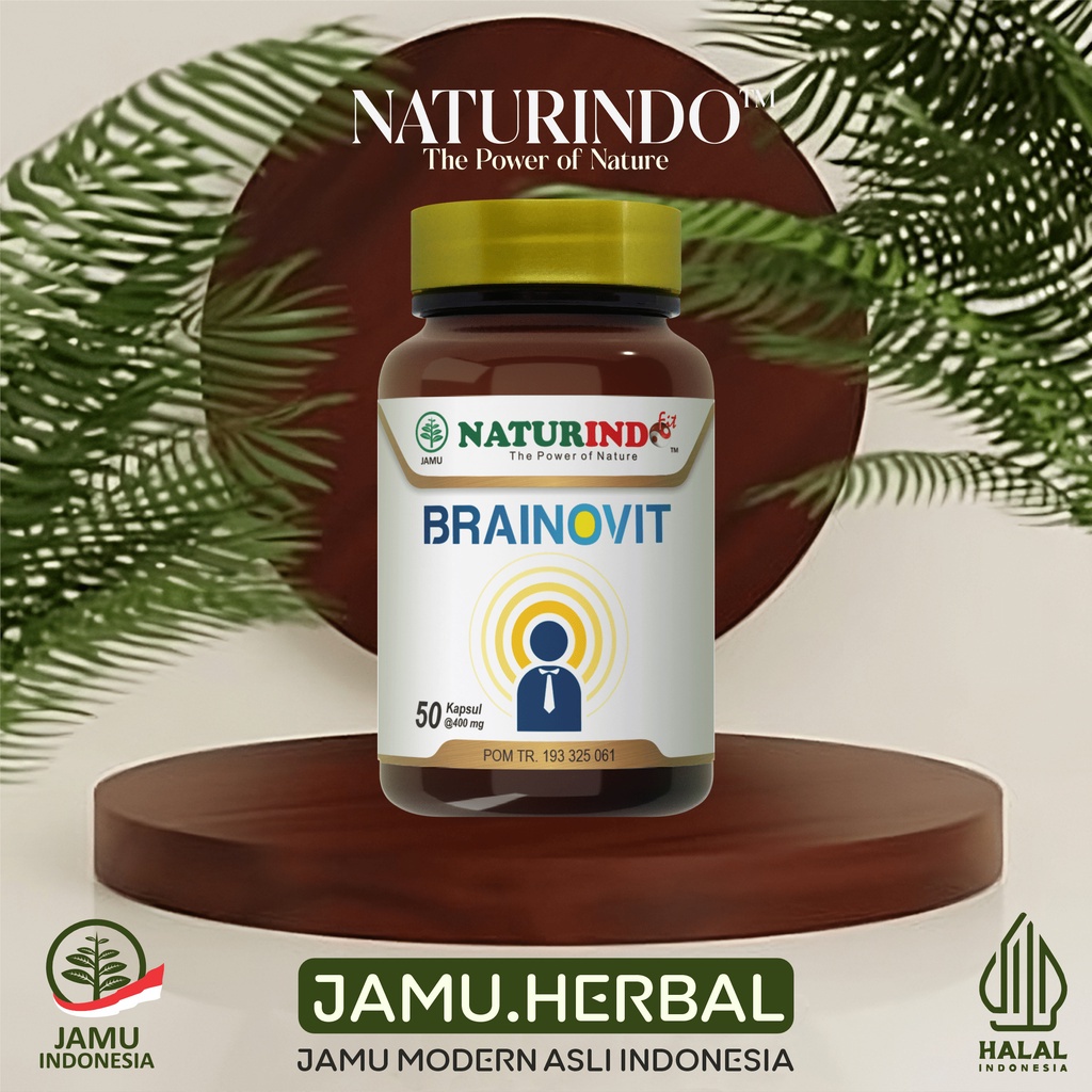 

Suplemen Nutrisi Otak Daya Ingat Obat Pintar Alami Vitamin Otak Anak dan Dewasa Brainovit Naturindo