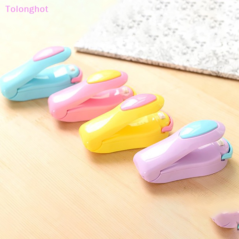 Tolonghot&gt; Klip Makanan Mini Portable Heat Sealing Machine Sealer Home Snack Bag Sealer Peralatan Dapur Gadget Aksesoris well