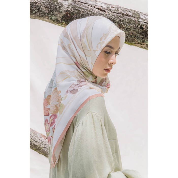 SALE Wearing Klamby | Thalia Scarf - Tangerine Termurah