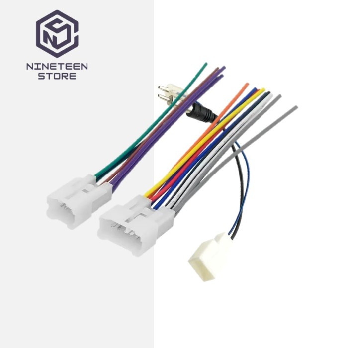 Kabel Soket Audio Female PNP Tape Headunit Mobil Toyota dan Daihatsu