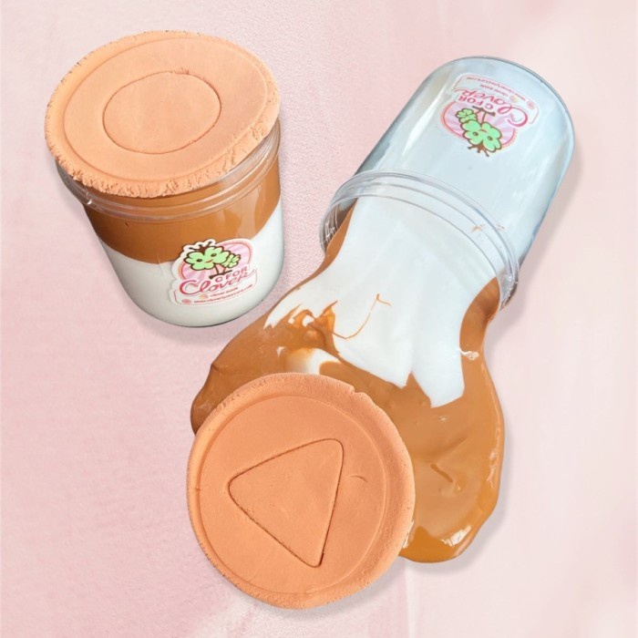 DALGONA CANDY SLIME CLAY 200 ML by CFORCLOVER / inspired by squid game - Circle