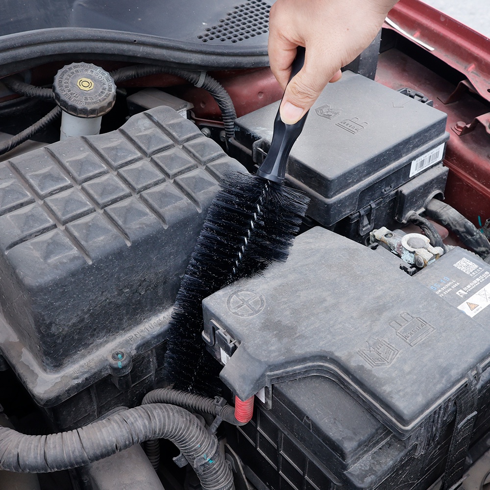 Sikat Pembersih Roda Mobil/Sikat Gosok Pelek Ban Mobil Alat Pembersih Cuci Ban/Sikat Cuci Motor Truk Gagang Panjang/Aksesoris Scrubber Pembersih Detailing Kendaraan