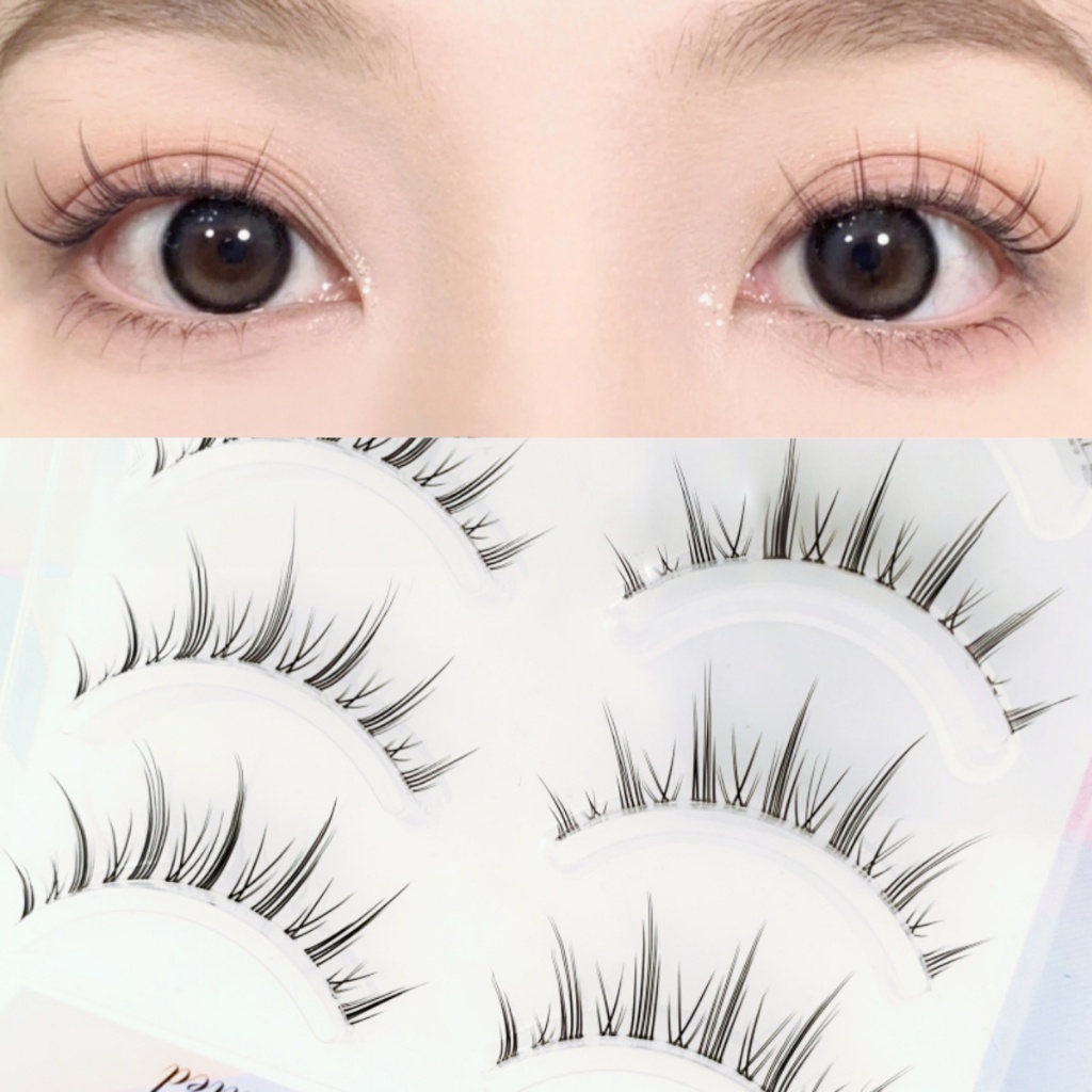 MAGEFY False Eyelashes Tebal bisa pilih Lem opsional untuk bulu mata palsu 1463