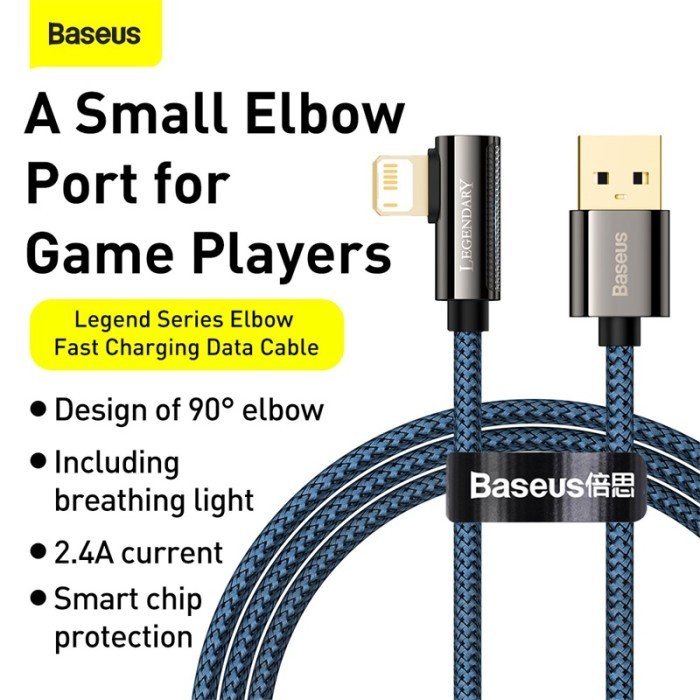 Kabel Charger BASEUS Legend Series Elbow Fast Charging USB to iPhone