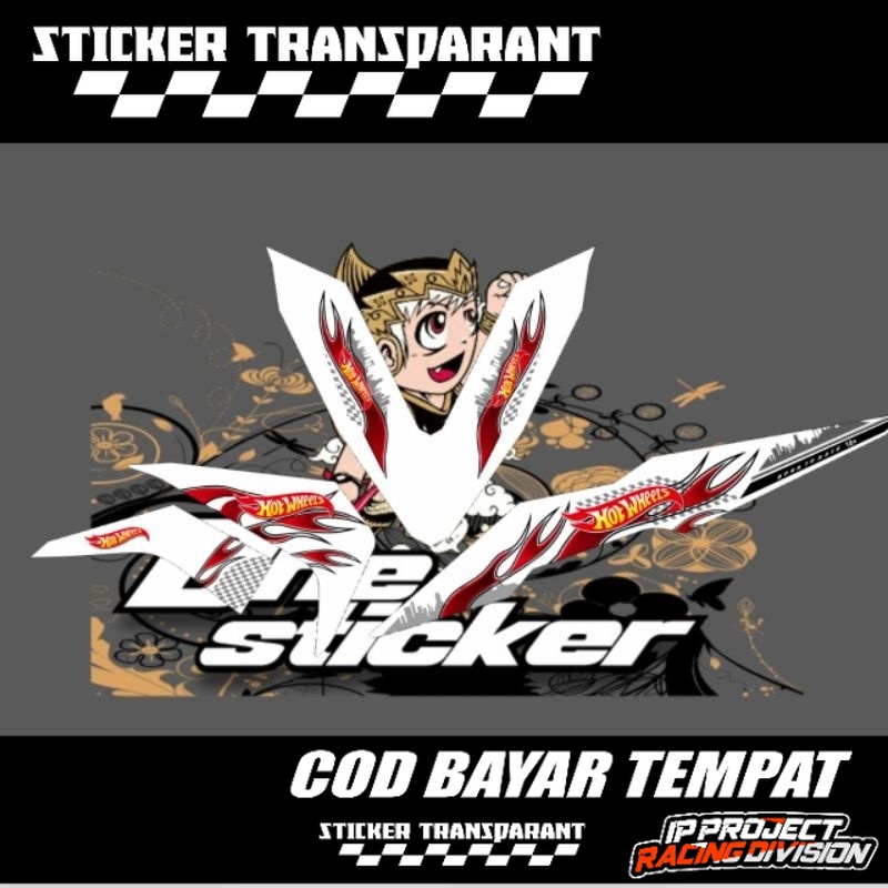 STRIPPING COSTUM HONDA BEAT ESP 2017-2019 HOTWHEELS