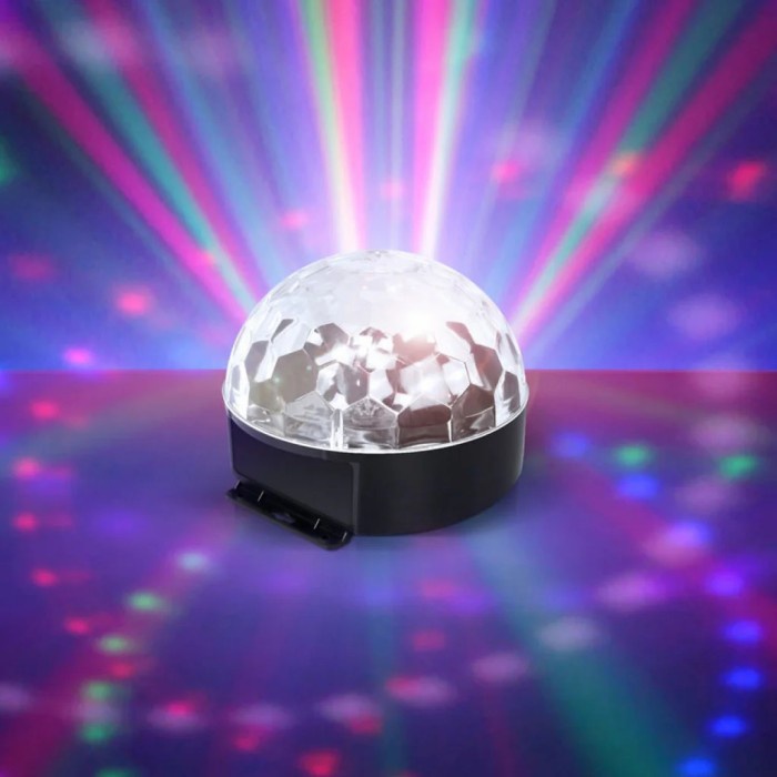 Lampu Hias Bintang Proyektor Kecil Crystal Magic Ball LED Disco Star Kamar Tidur DMX