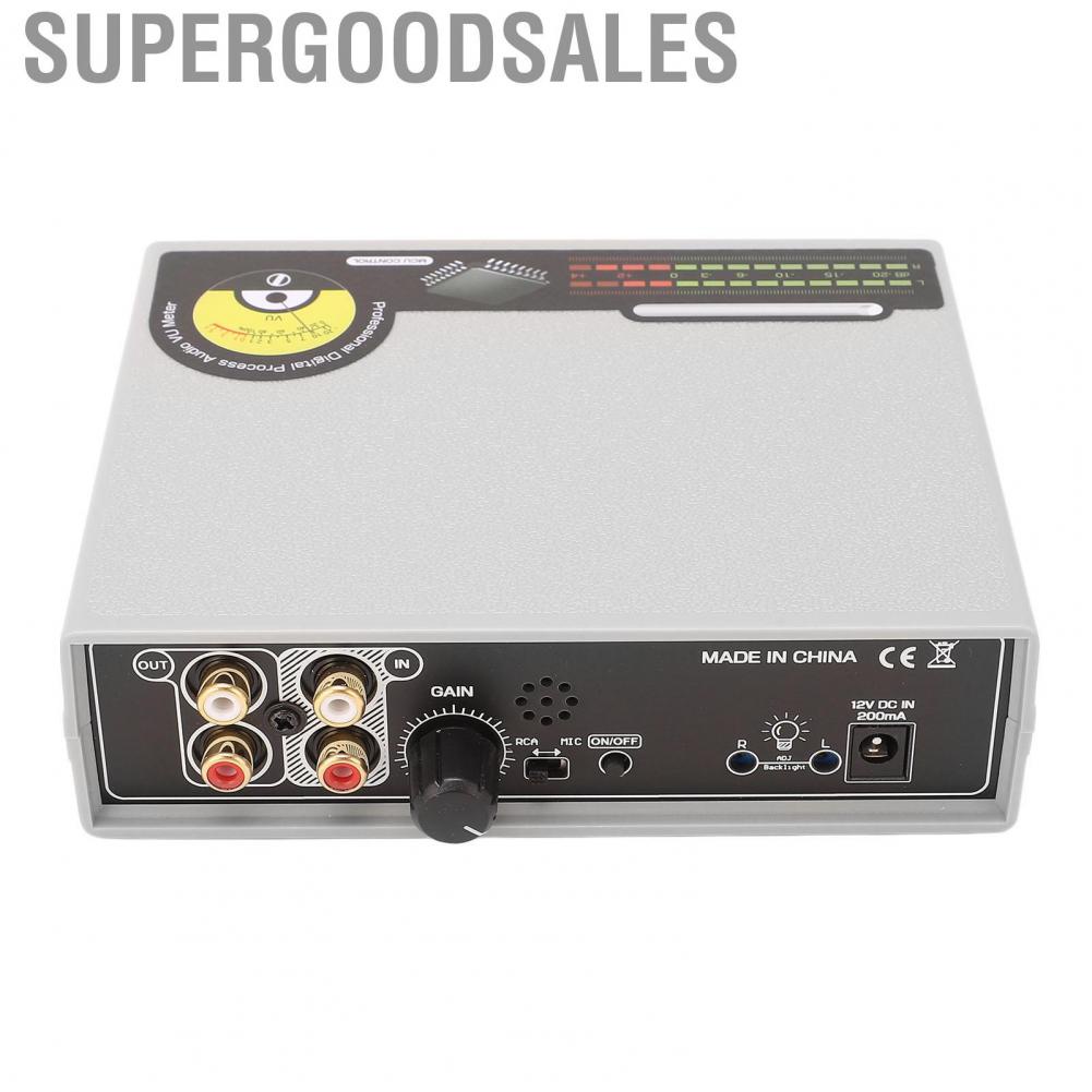 Supergoodsales Audio Switcher Box   Connection Dual Analog VU Meter Automatic Adjustment High Sensitivity for Decoration