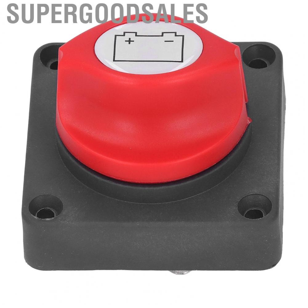 Supergoodsales Disconnect Switch Safe ABS Red Copper Knob  Dust DC