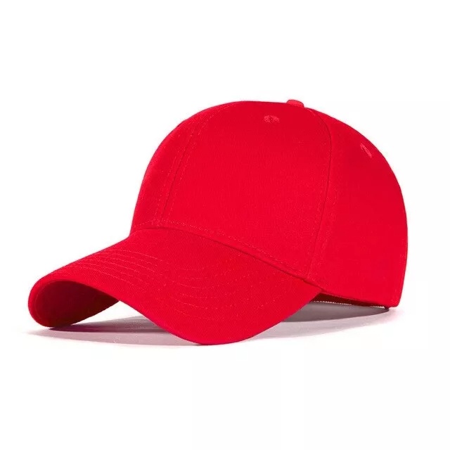 Topi polos merah / topi polos distro pria wanita / Topi baseball warna merah / topi pria