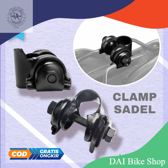 Clamp sadel sepeda anak mtb fixie lipat klem penjepit jok seatpost