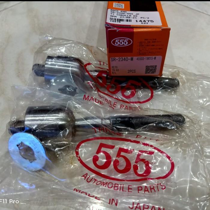SPAREPART OTOMOTIF- Long Tie Rod Rack End Toyota Corolla DX 555 Japan -KOMPONEN AKSESORIS