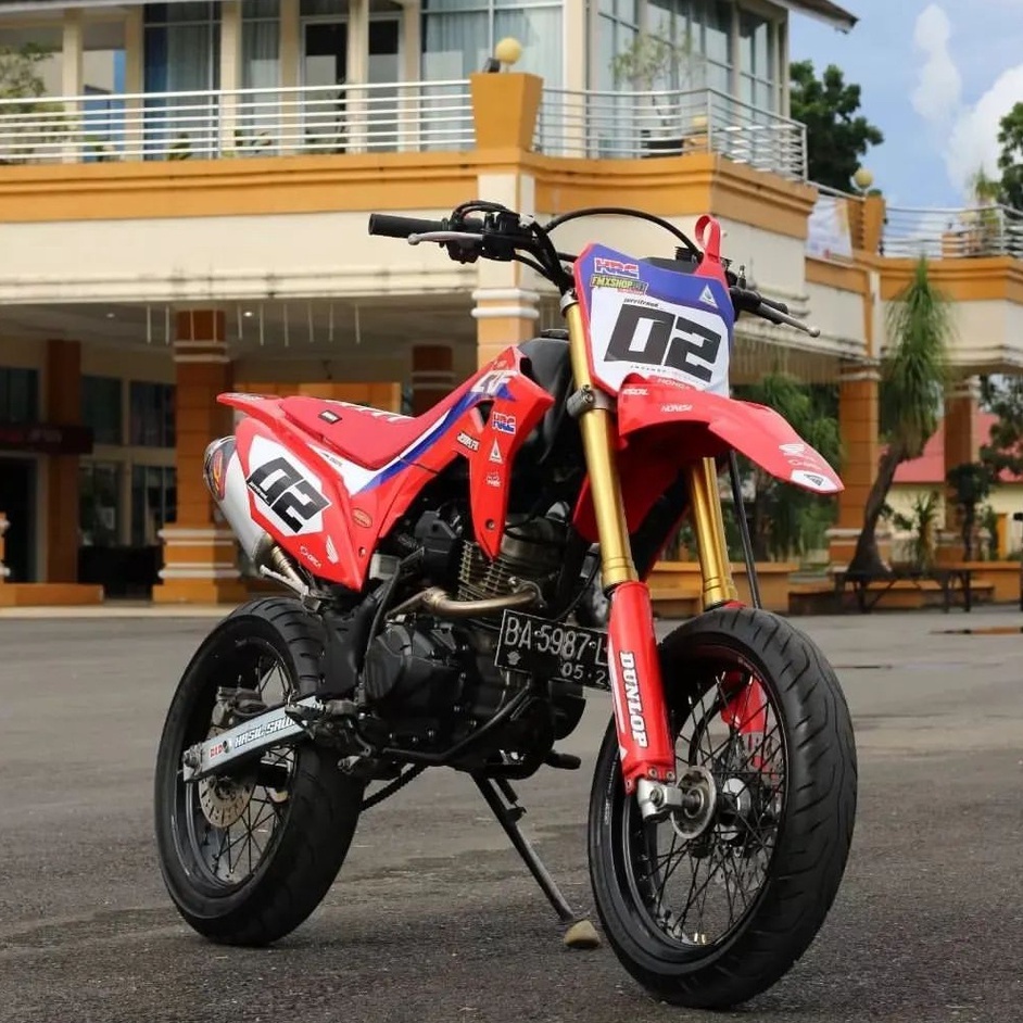 Decal Stiker Motor CRF 150 L  full body Merah Super Glossy