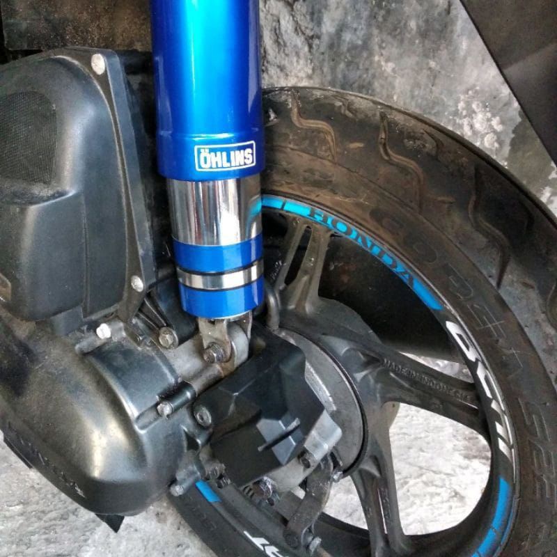 cover shock matic belakang Honda, cover/pelindung shock belakang