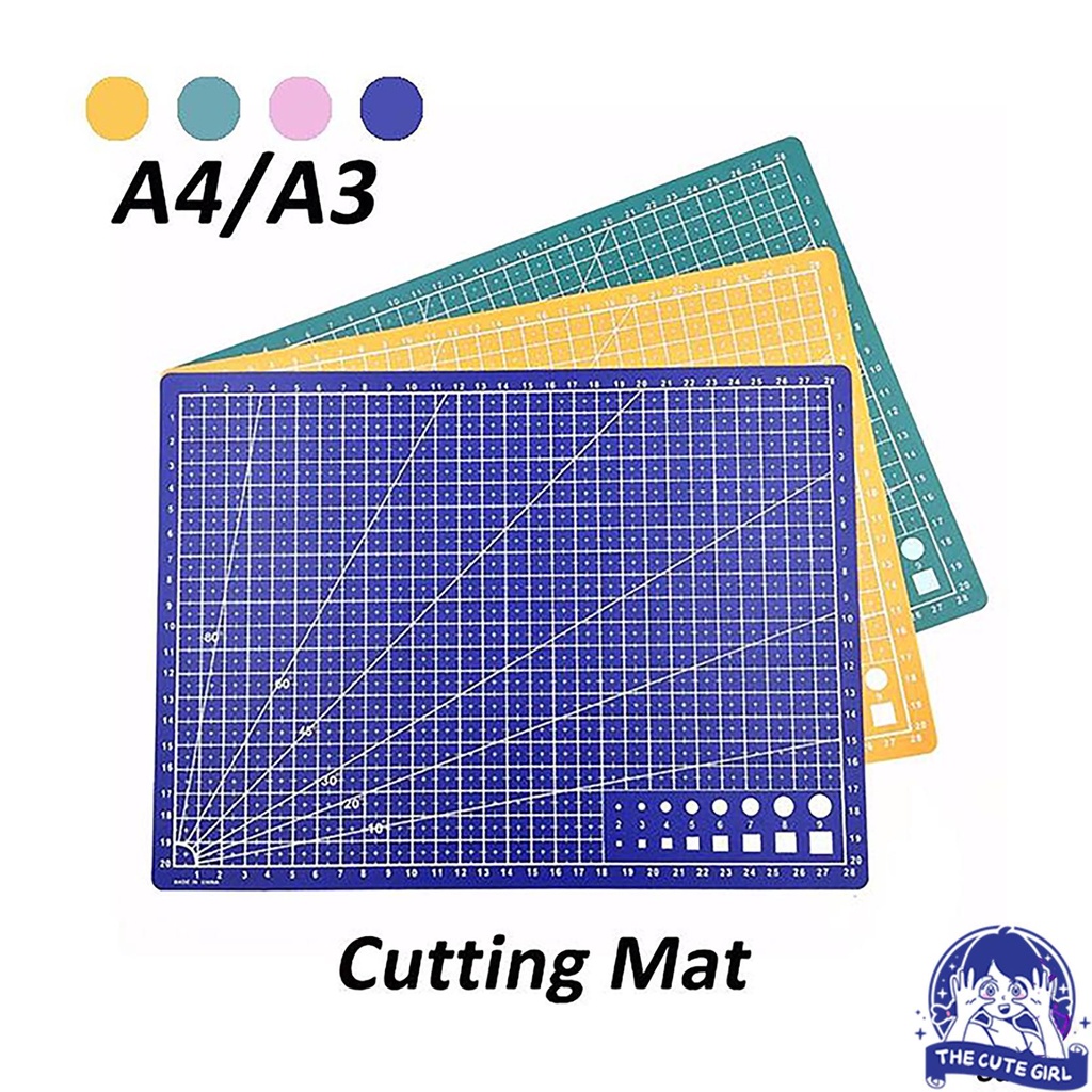 

A3/A4 PVC Cutting Mat Cutting Pad Board Double-sided DIY TOOL Cutting - Stazionario