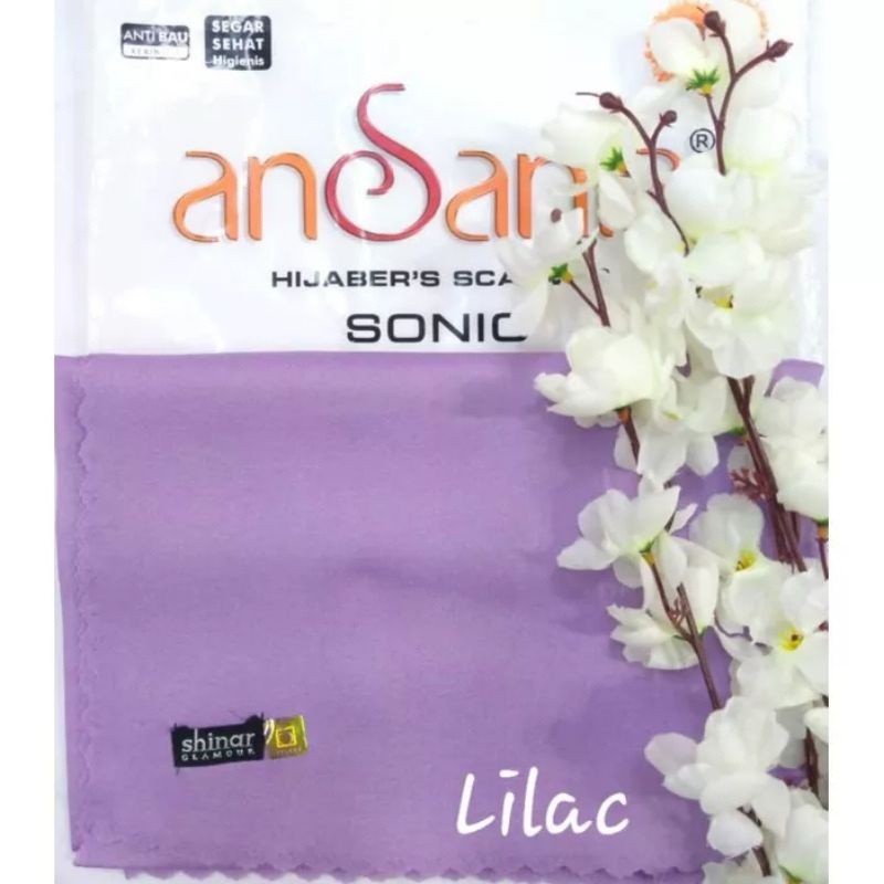 NUR SINAR SEGI EMPAT/BISA SERAGAM/SEGIEMPAT SINAR/SEGI EMPAT ansania/ hijab sinar warna lilac