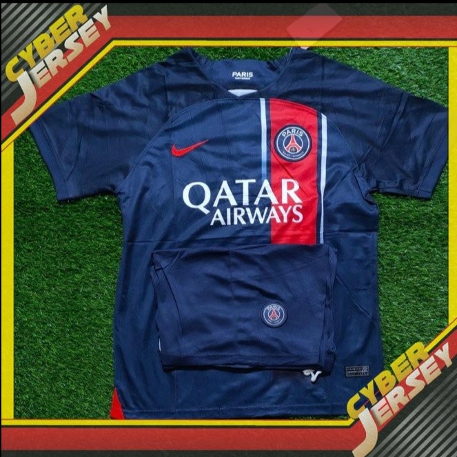 FULLSET BAJU + CELANA PSG HOME 2023/2024 GRADE ORI IMPORT