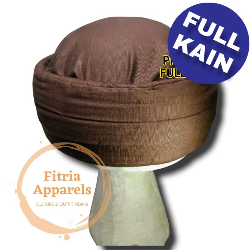 peci buhun FULL KAIN praktis permanen - iket sunda - kopeah full kain Terjangkau