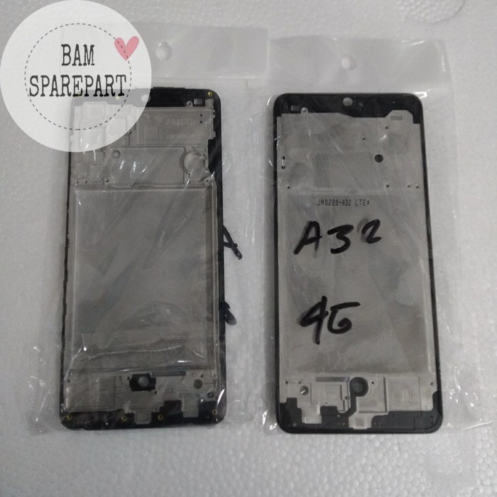 frame bezel tulang tengah tatakan lcd samsung A32 4G ~tatakan lcd ~ Tatakan LCD ~ sparepart hp