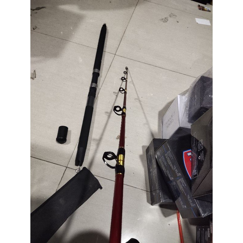Joran Jigging Tornado Horse Power pilihan 165 180 cm kuat tarik paus
