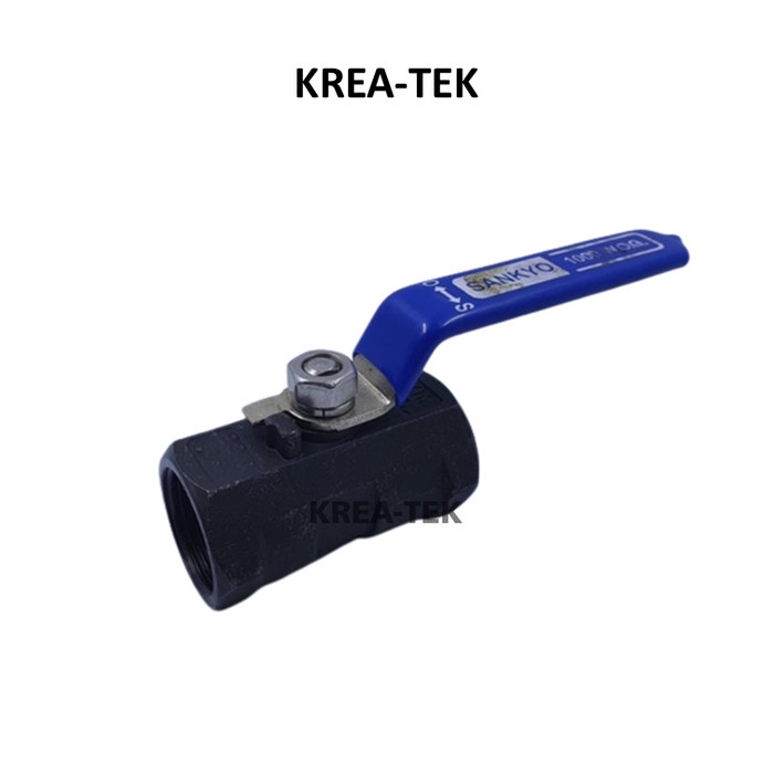 11/2” Ball Valve Carbon Steel /CS Drat dalam 1,5” Stop Kran WCB