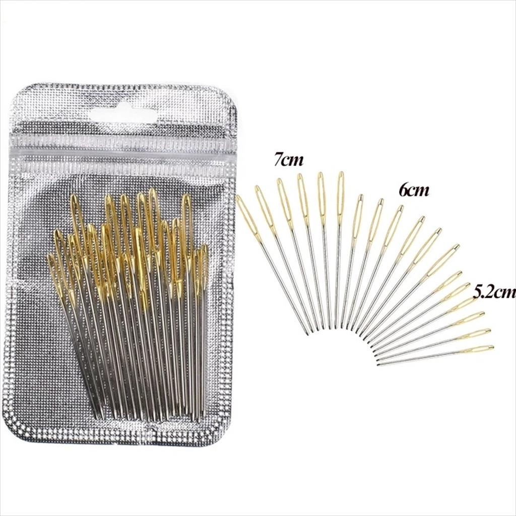 18pcs/set jarum rajut / jarum sulam / jarum tapestry ujung tumpul JSL18