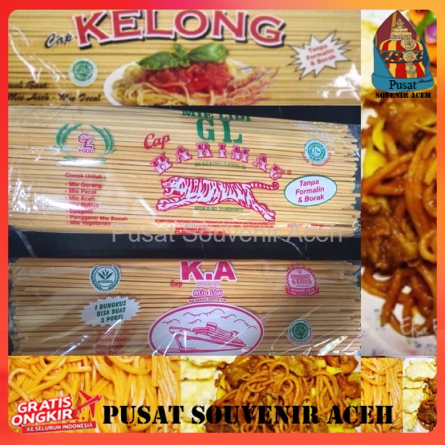 

Mie Lidi untuk Mie Aceh, Pecal, dll 500 gram