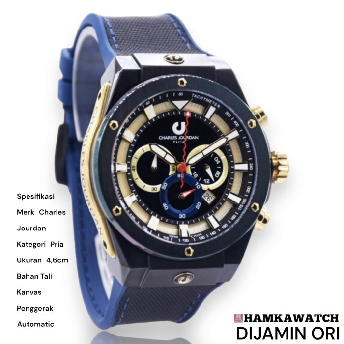 JAM TANGAN Charles Jourdan ORIGINAL CJ1119-1022C Automatic Vs