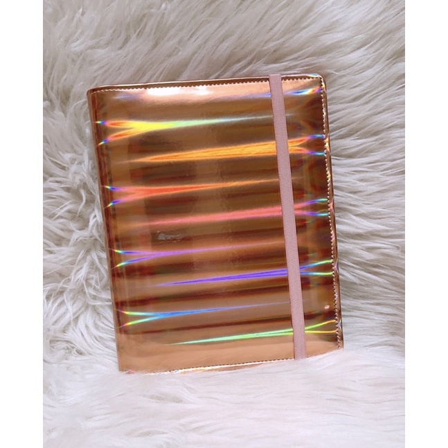 

NEW COLLECTION BINDER STRAP HOLOGRAM PREMIUM ROSEGOLD MAGENTA PURPLE COFFEE SILVER GRAY BLACK