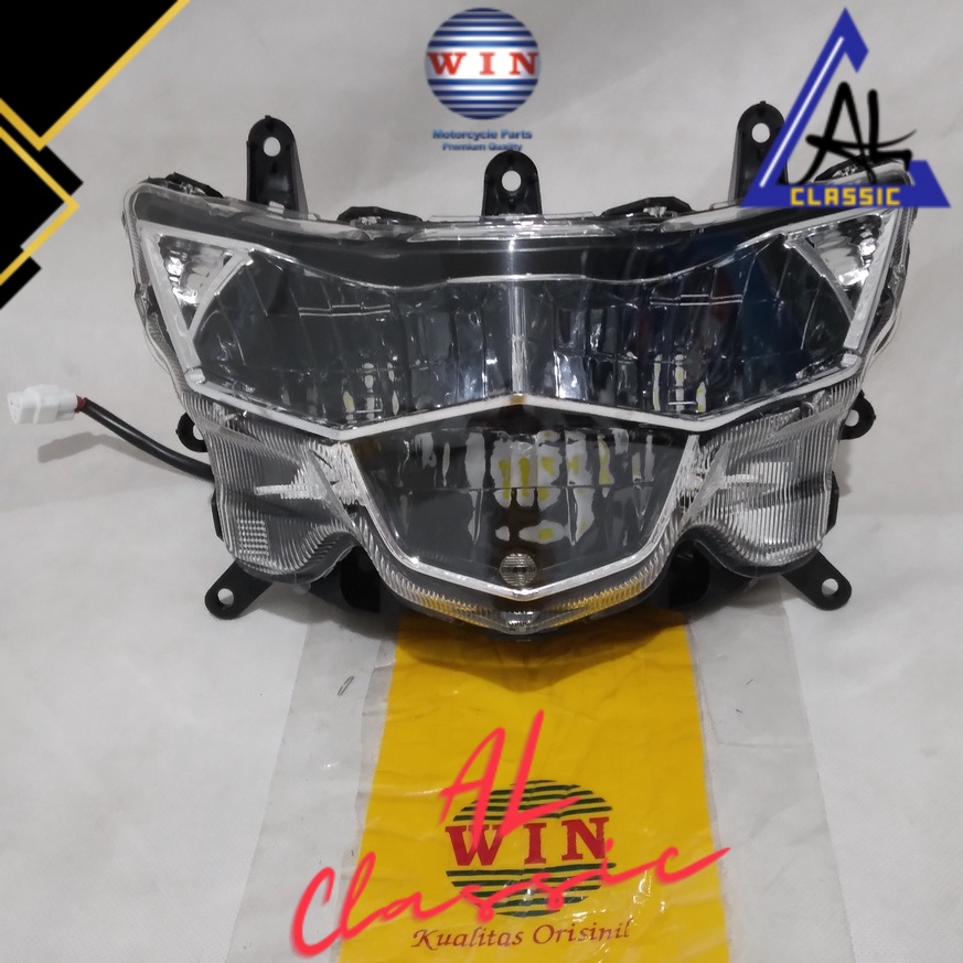Lampu Depan Mio Soul GT 125 Blue Core + LED 2015 2016 2017 2018 WIN | reflektor headlamp WIN | head 